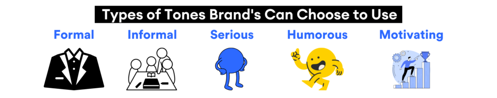 types of brand tones