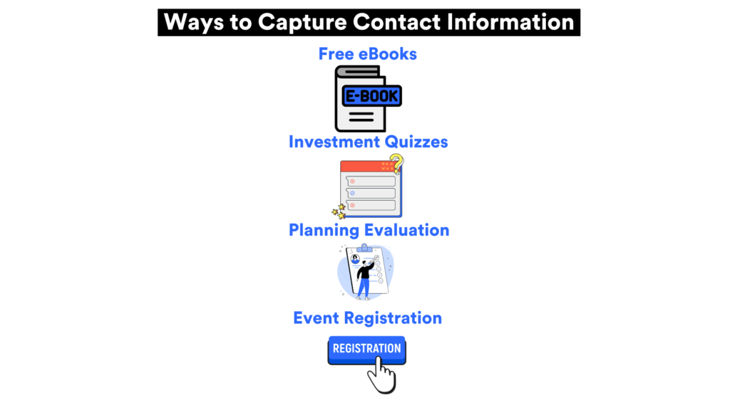 ways to capture contact information