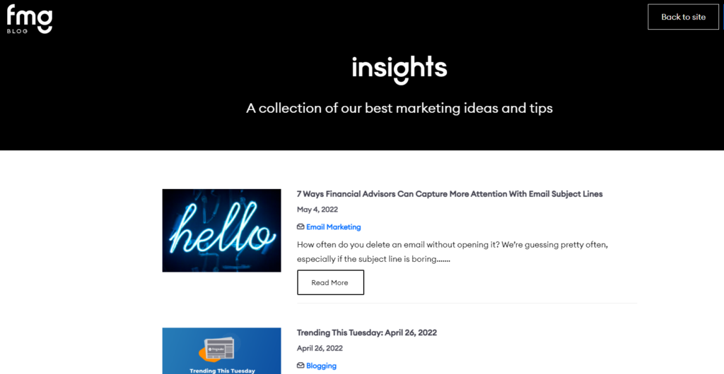 FMG Blog for blog example