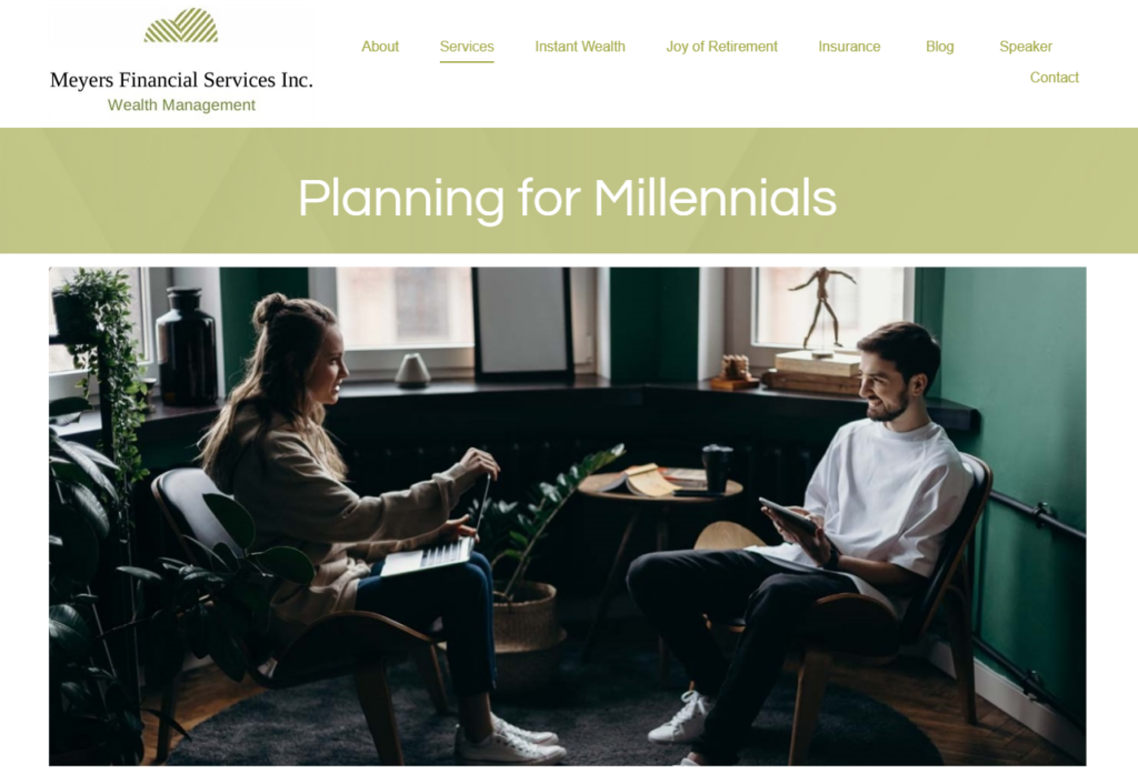 Meyers millennial page