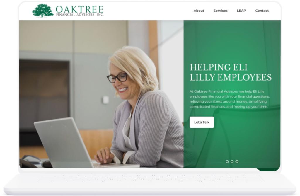 Oaktree Financial Advisors Website