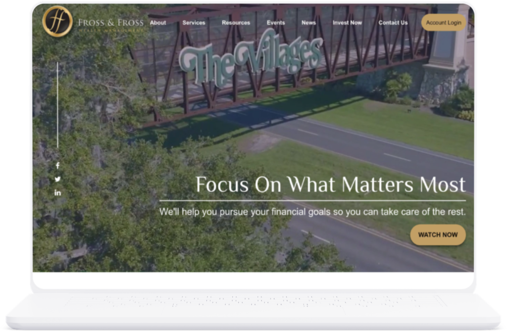 Fross & Fross Wealth Management Financial Advisor Website