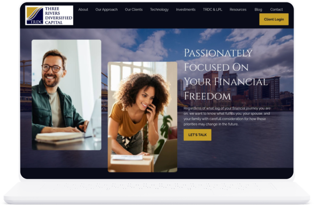 Three Rivers Diversified Capital Financial Advisor Website