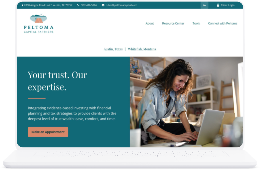 Peltoma Capital Partners Financial Advisor Website