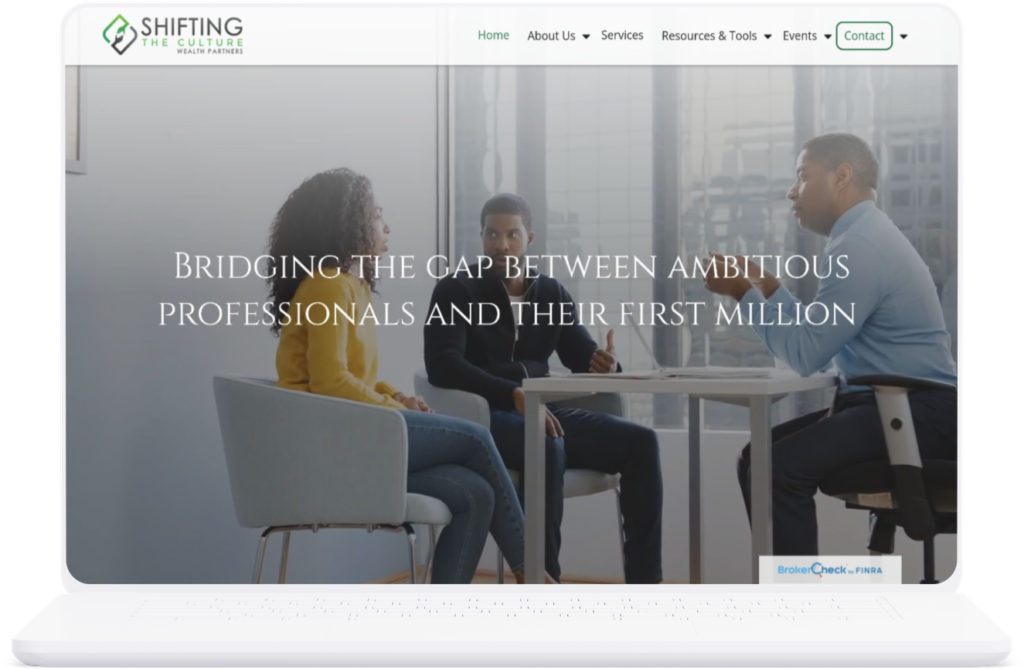 Shifting the Culture Wealth Partners Website
