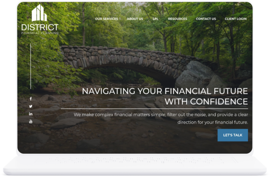 District Financial Planning Website
