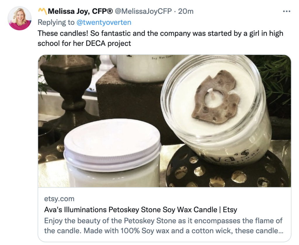 Melissa Joy client gift idea Post