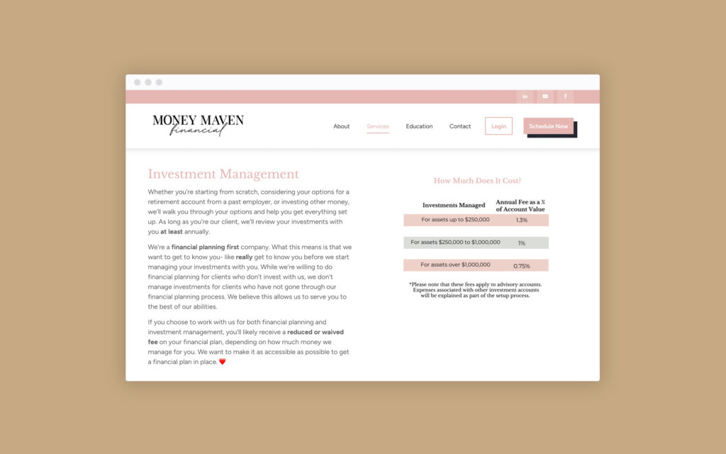 Money Maven Financial Services they Provide