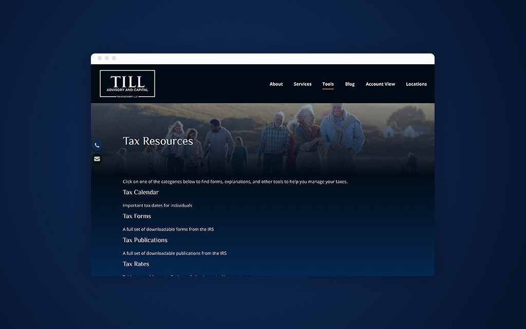 Till Advisory tax resources page