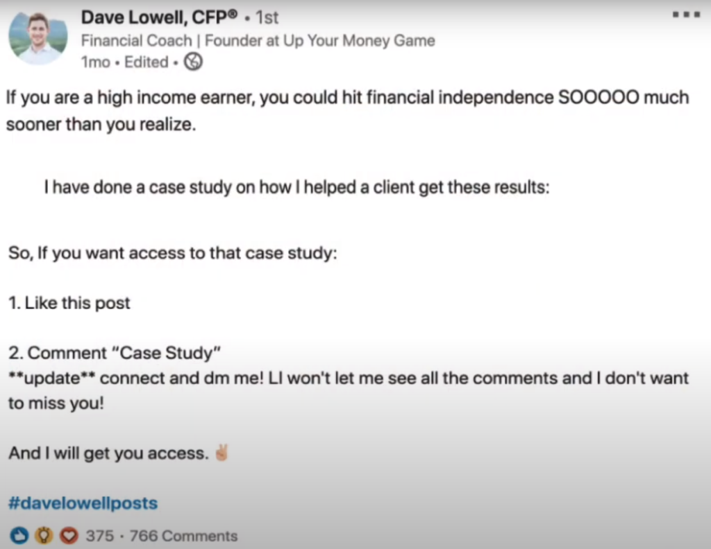 valuable content on linkedin