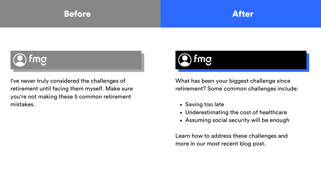 Social Media Example